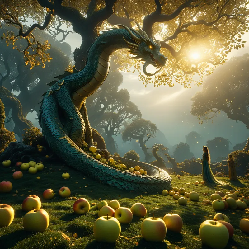 The Apples of the Hesperides Myth Meaning & Symbolism