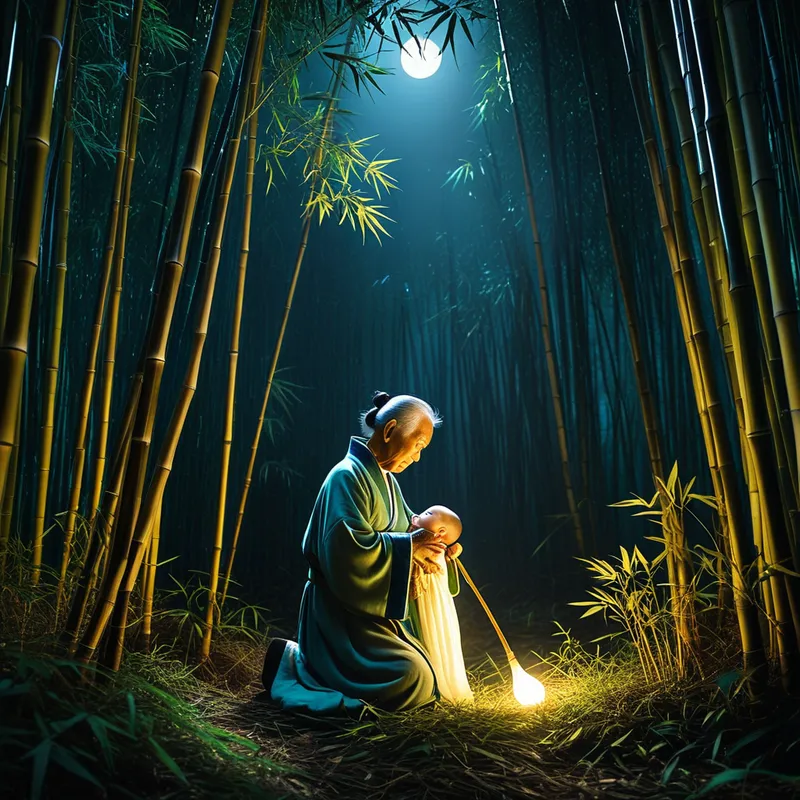 The Bamboo Cutter Myth Meaning & Symbolism