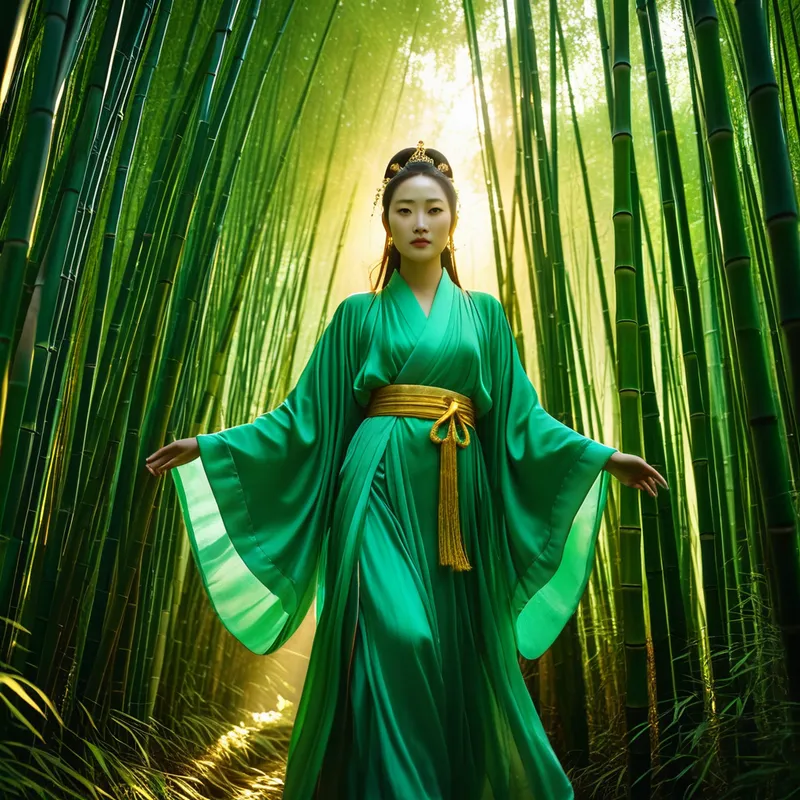 The Bamboo Grove Myth Meaning & Symbolism
