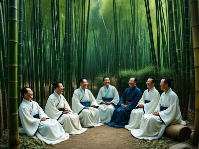 The Bamboo Grove Seven Myth Meaning & Symbolism