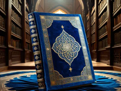 The Blue Quran Myth Meaning & Symbolism