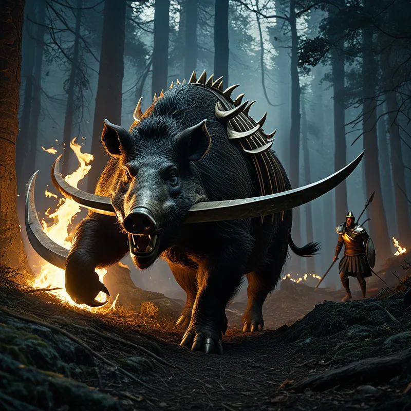 The Calydonian Boar Hunt Myth Meaning & Symbolism