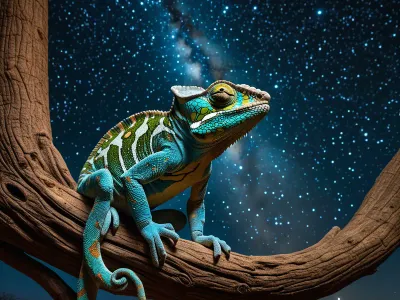 The Chameleon and the Lizard Myth Meaning & Symbolism