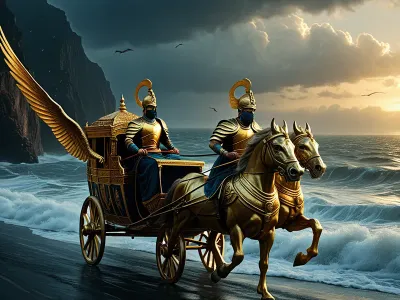 The chariot race of Pelops and Myth Meaning & Symbolism