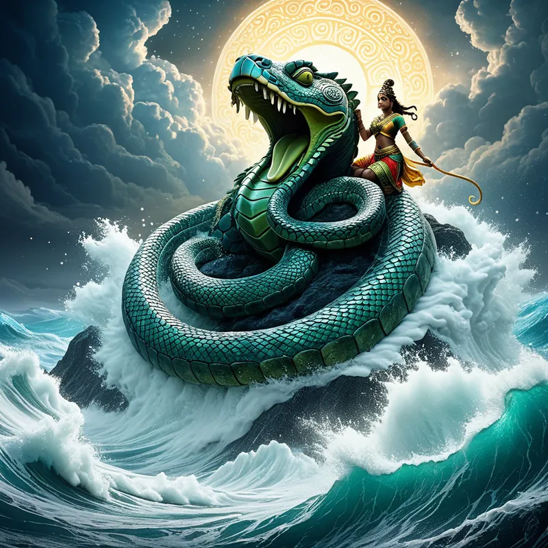 The Churning of the Ocean Myth Meaning & Symbolism