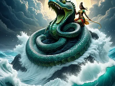 The Churning of the Ocean Myth Meaning & Symbolism