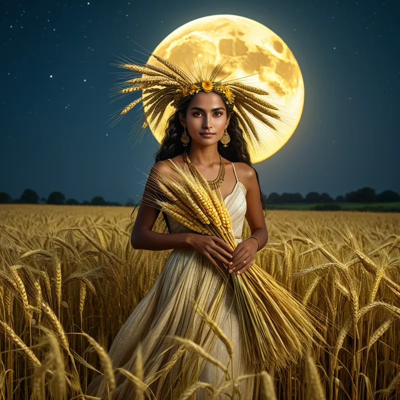 The Corn Mother / Grain Goddesses Myth Meaning & Symbolism
