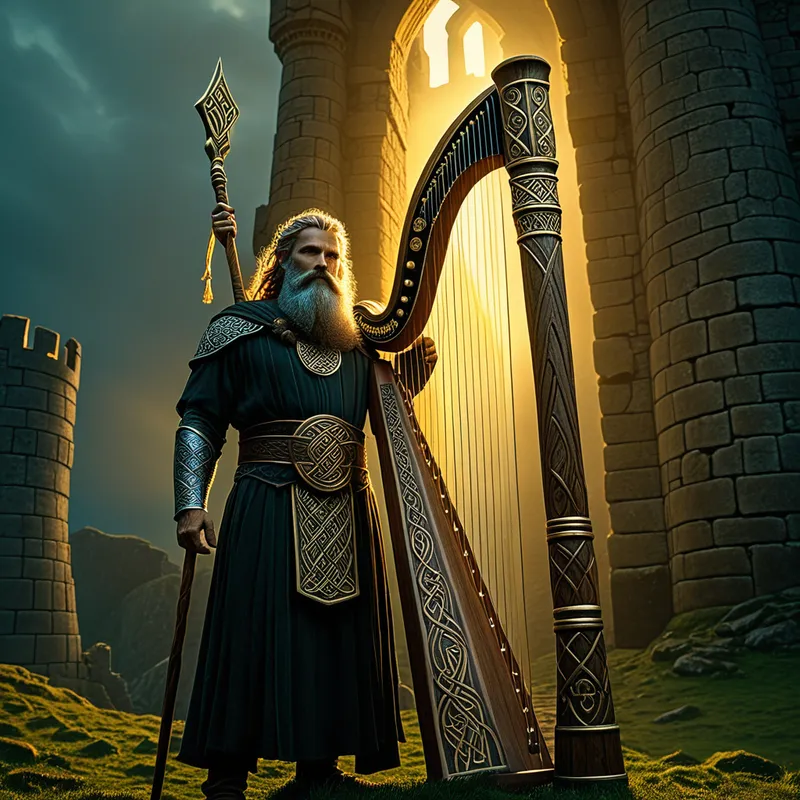The Dagda's Harp Myth Meaning & Symbolism