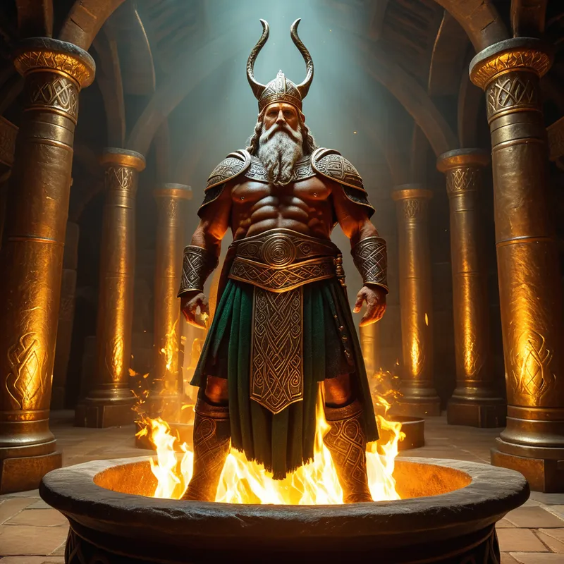 The Daghda's Cauldron Myth Meaning & Symbolism