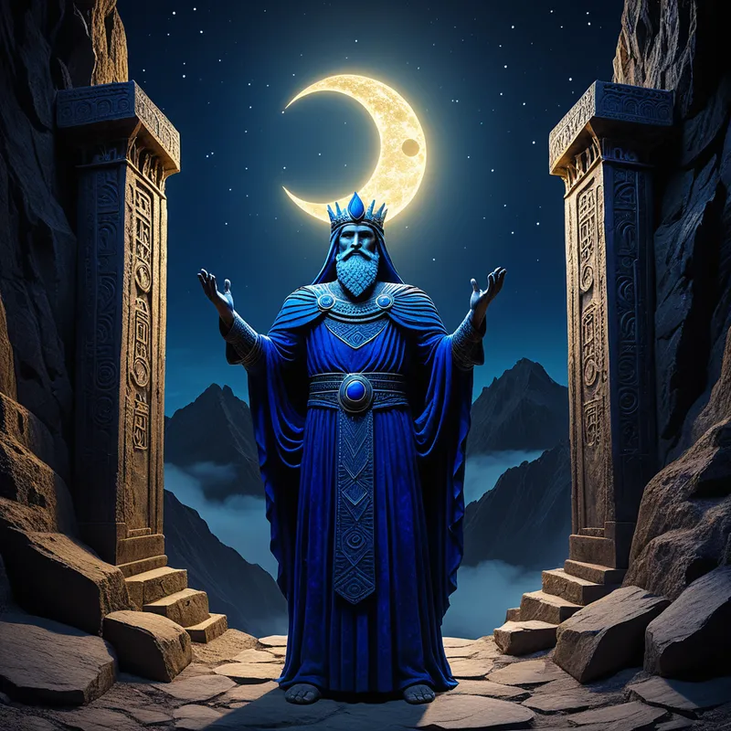 The Descent of the Moon God Myth Meaning & Symbolism