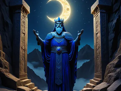 The Descent of the Moon God Myth Meaning & Symbolism