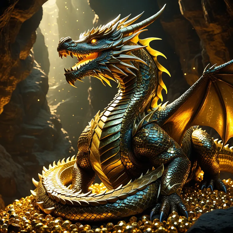 The dragon's hoard Myth Meaning & Symbolism