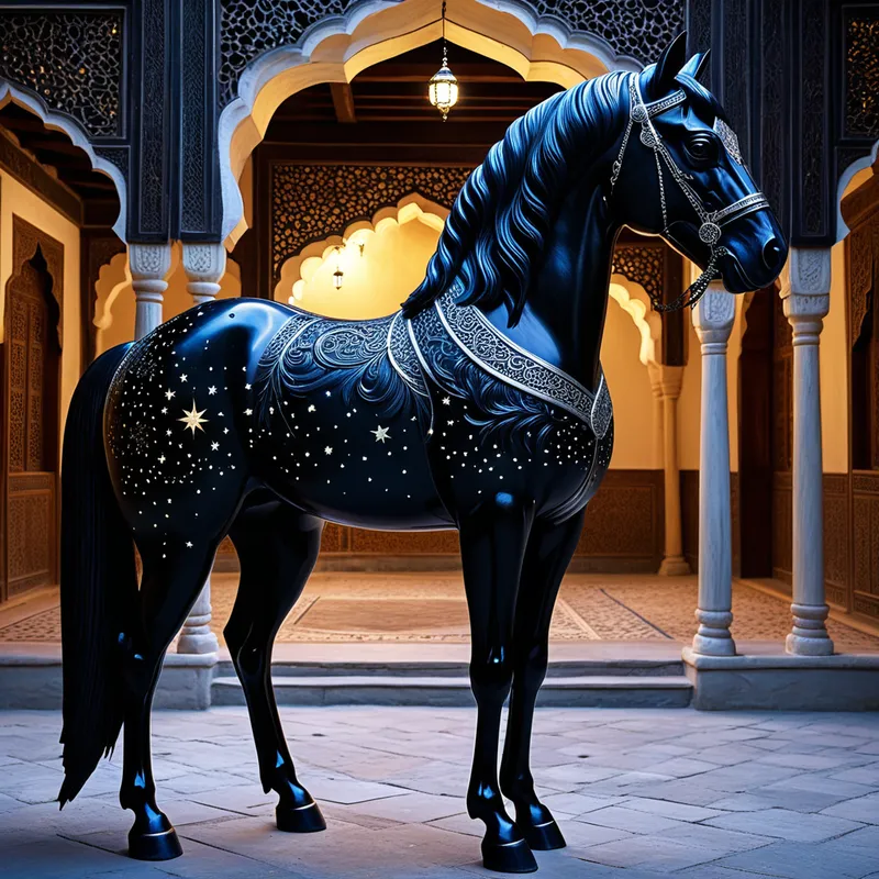 The Ebony Horse Myth Meaning & Symbolism