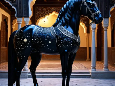 The Ebony Horse Myth Meaning & Symbolism
