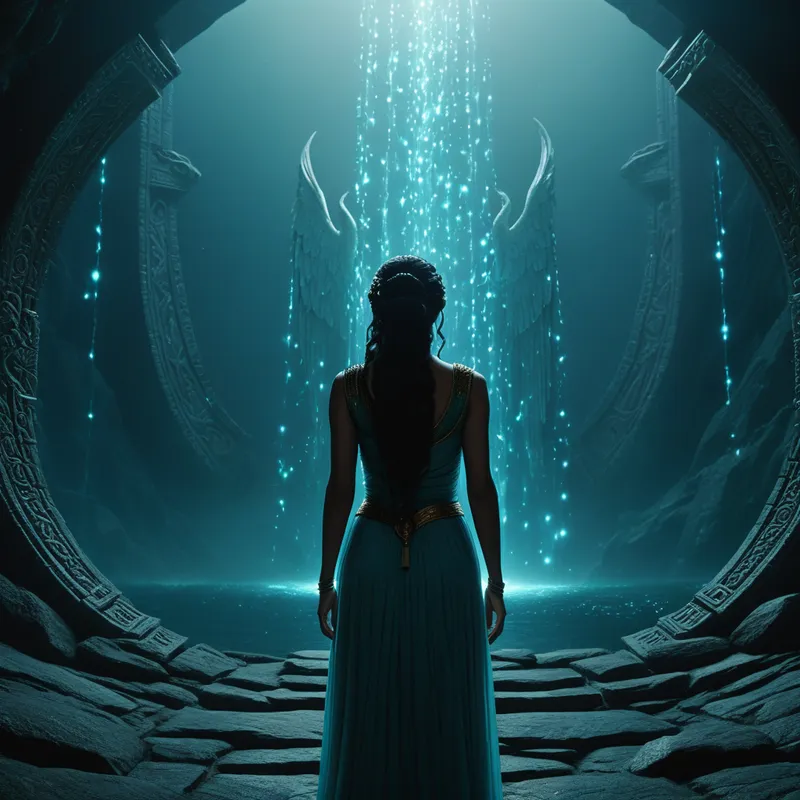 The First Humans from the Womb of the Earth