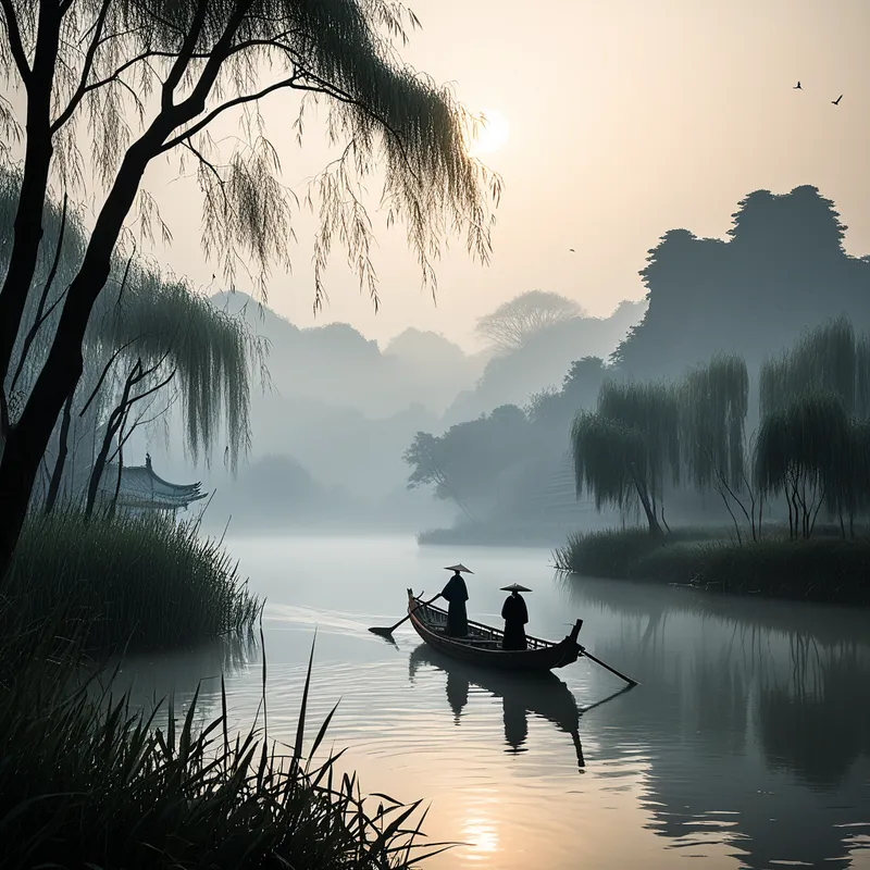 The Fisherman's Boat in Zhuangzi Myth Meaning & Symbolism