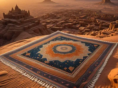 The Flying Carpet from Middle Myth Meaning & Symbolism