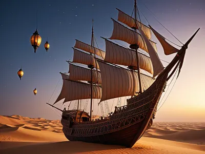 The Flying Ship Arabian Myth Meaning & Symbolism