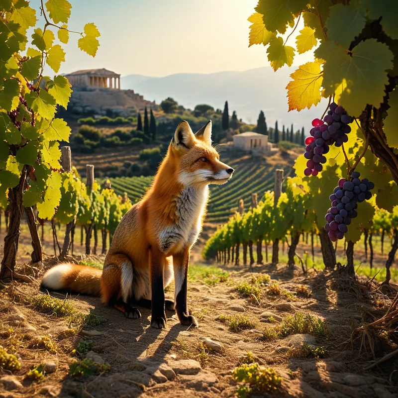 The Fox and the Grapes Myth Meaning & Symbolism