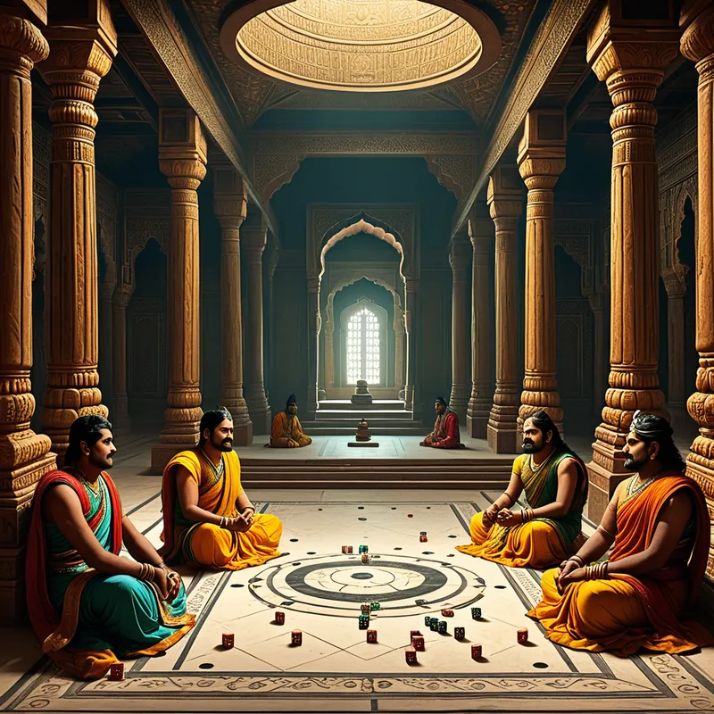The Game of Dice in the Mahabharata Myth Meaning & Symbolism