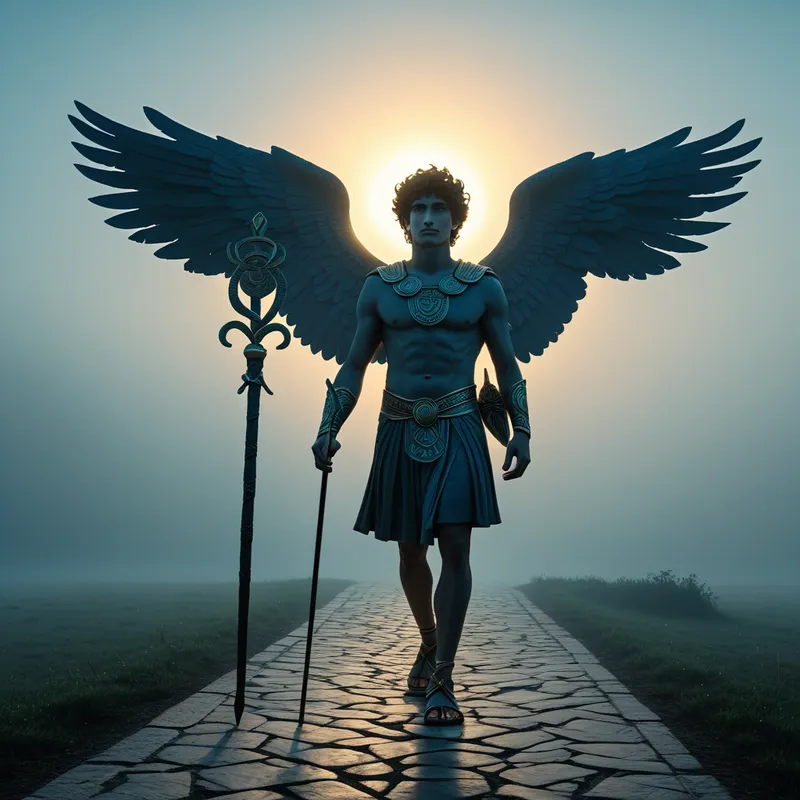 The Greek god Hermes as the di Myth Meaning & Symbolism