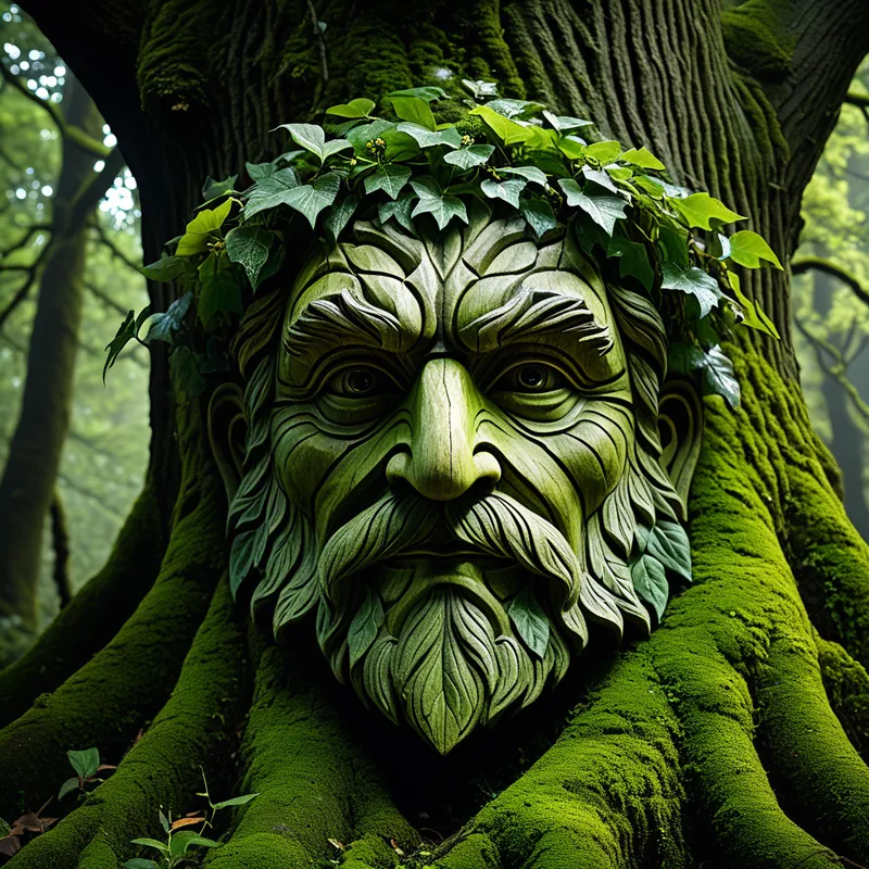 The Green Man of European folk Myth Meaning & Symbolism