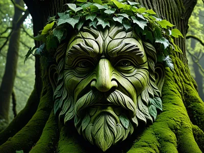 The Green Man of European folk Myth Meaning & Symbolism
