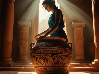 The Handle of Pandora's Jar Myth Meaning & Symbolism