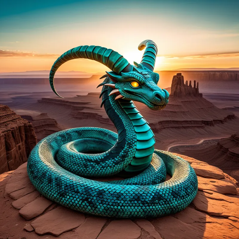 The Horned Serpent Myth Meaning & Symbolism