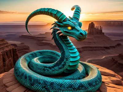 The Horned Serpent Myth Meaning & Symbolism