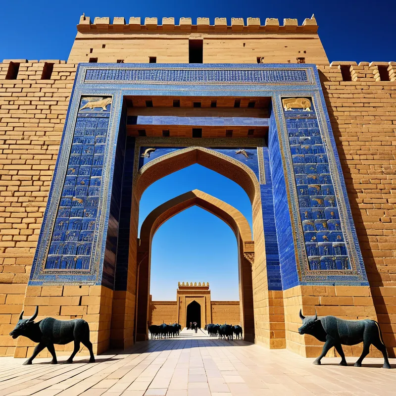 The Ishtar Gate and Processional Way of Babylon Myth Meaning & Symbolism