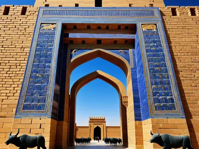 The Ishtar Gate and Processional Way of Babylon Myth Meaning & Symbolism