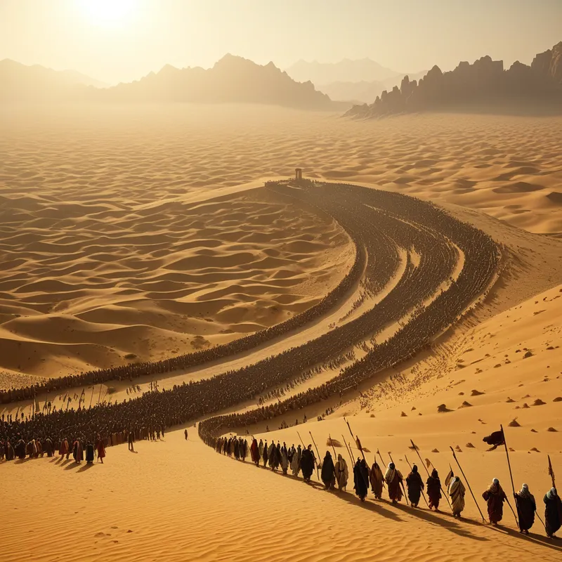 The Israelites in the Desert Myth Meaning & Symbolism