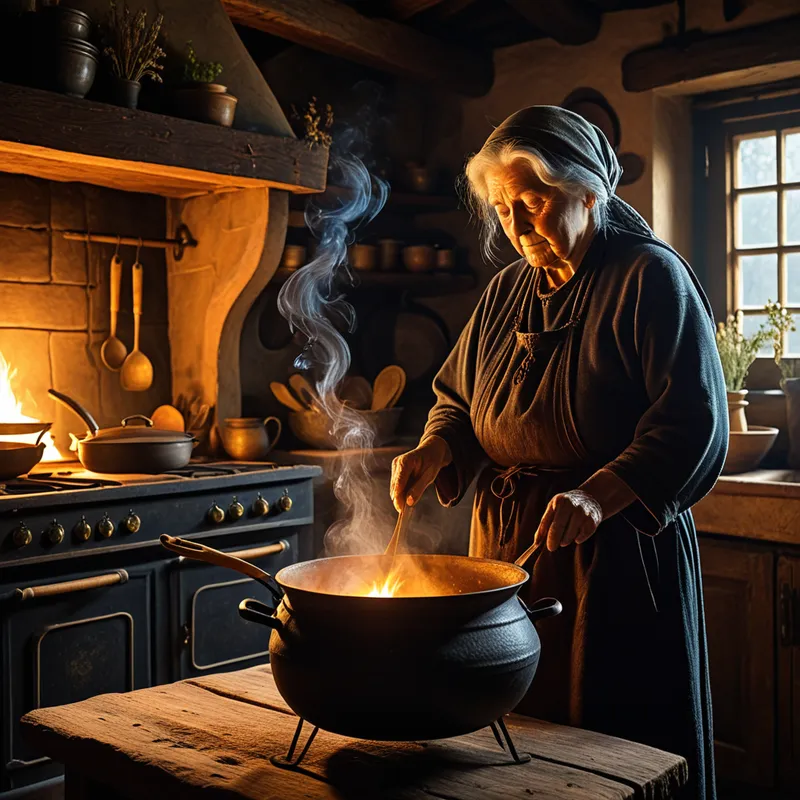 The Kitchen Witch Myth Meaning & Symbolism