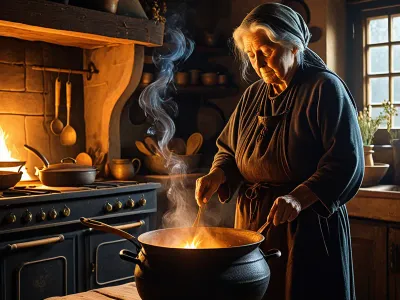 The Kitchen Witch Myth Meaning & Symbolism
