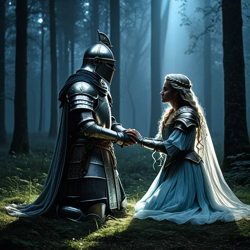 The Knight and His Lady Myth Meaning & Symbolism