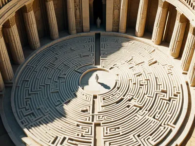 The Labyrinth of Crete Myth Meaning & Symbolism