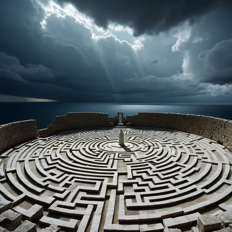 The Labyrinth of the Minotaur Myth Meaning & Symbolism