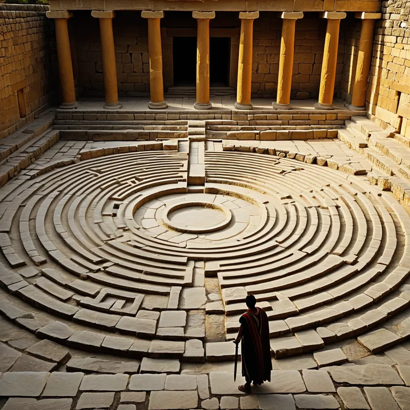 The Labyrinth & Theseus's Thread Myth Meaning & Symbolism