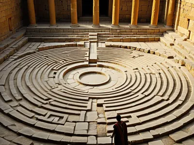 The Labyrinth & Theseus's Thread Myth Meaning & Symbolism