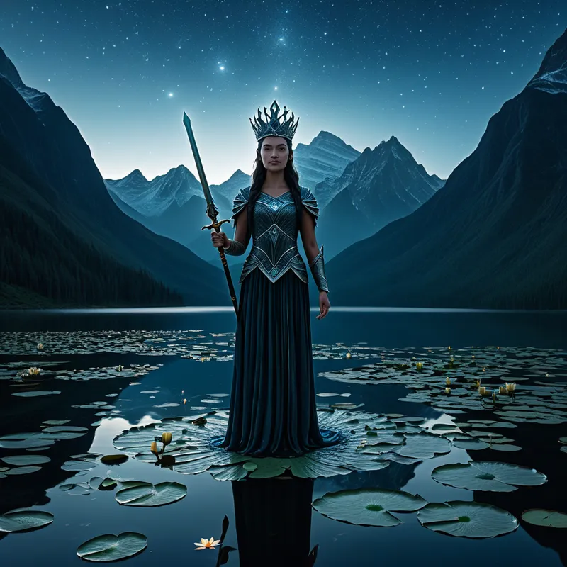 The Lady of the Lake from Arth Myth Meaning & Symbolism