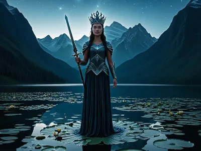 The Lady of the Lake from Arth Myth Meaning & Symbolism