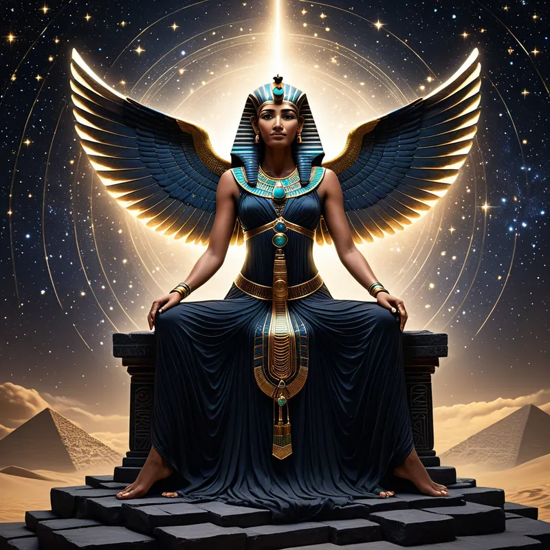 The lap of Isis in Egyptian my Myth Meaning & Symbolism