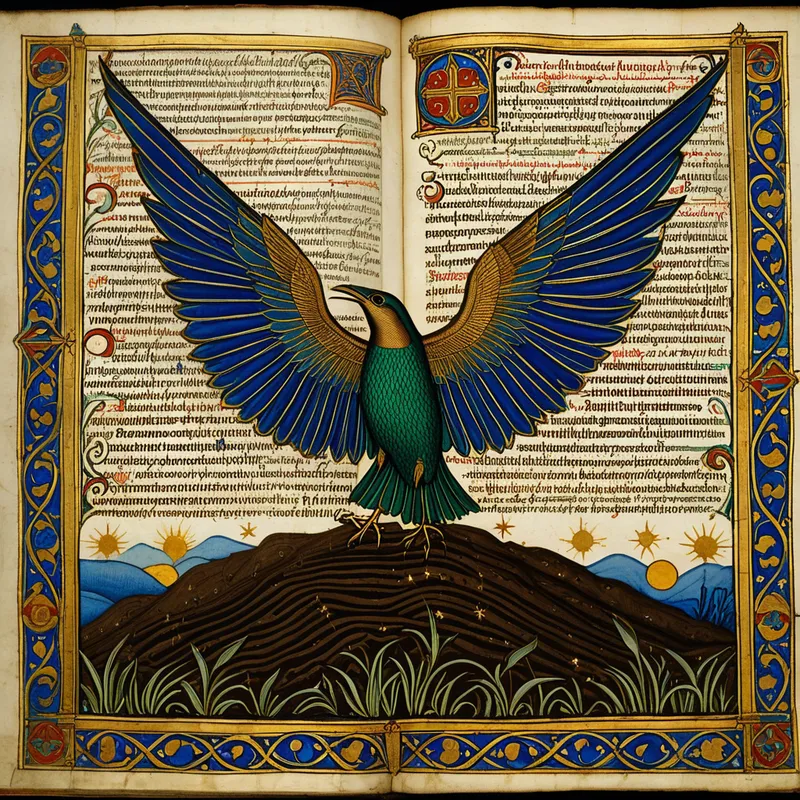 The Lark in Medieval Bestiaries Myth Meaning & Symbolism