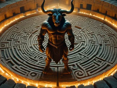 The Minotaur in the Labyrinth Myth Meaning & Symbolism