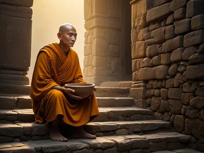 The Monk's Alms Bowl Myth Meaning & Symbolism