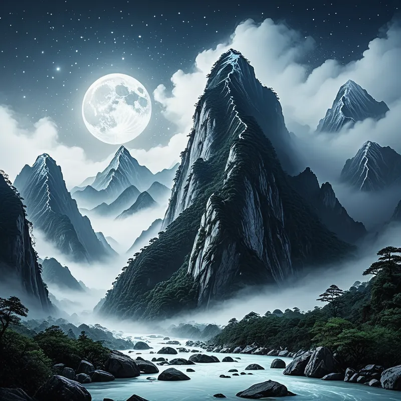 The Mountain and River Myth Meaning & Symbolism