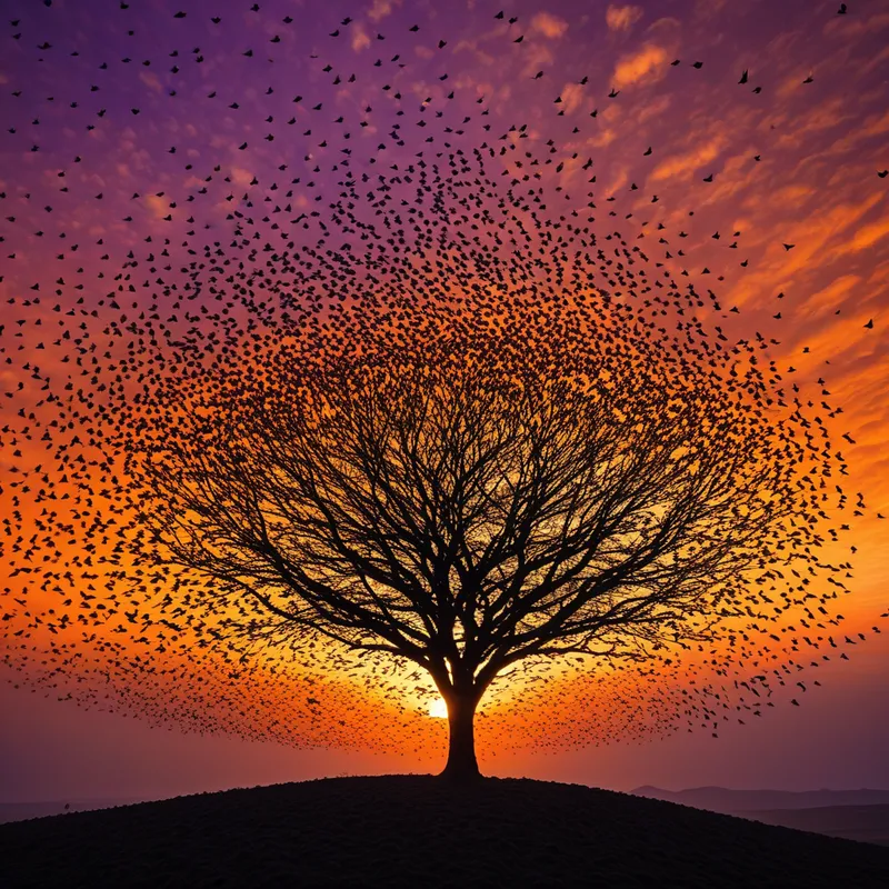 The murmuration of starlings—a Myth Meaning & Symbolism