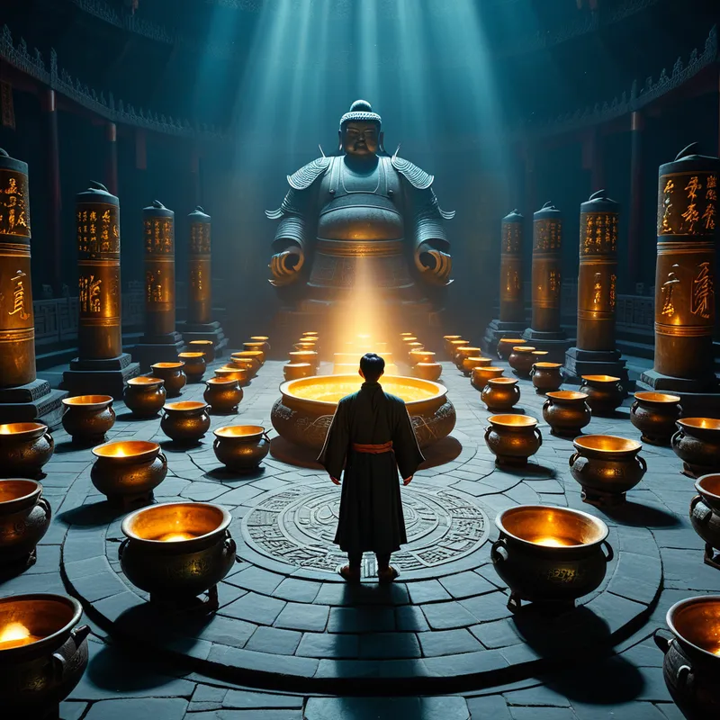 The Nine Cauldrons of Yu Myth Meaning & Symbolism