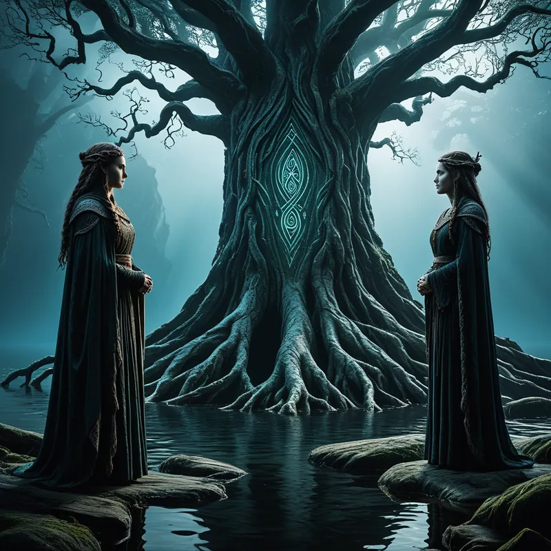 The Norns at the Well of Urd Myth Meaning & Symbolism